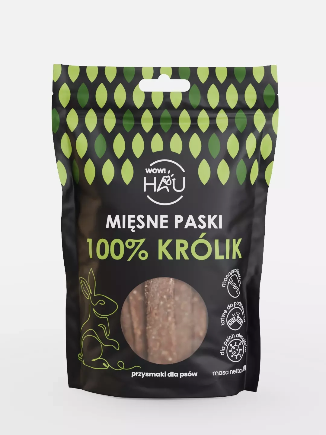 Mięsne paski 100% KRÓLIK