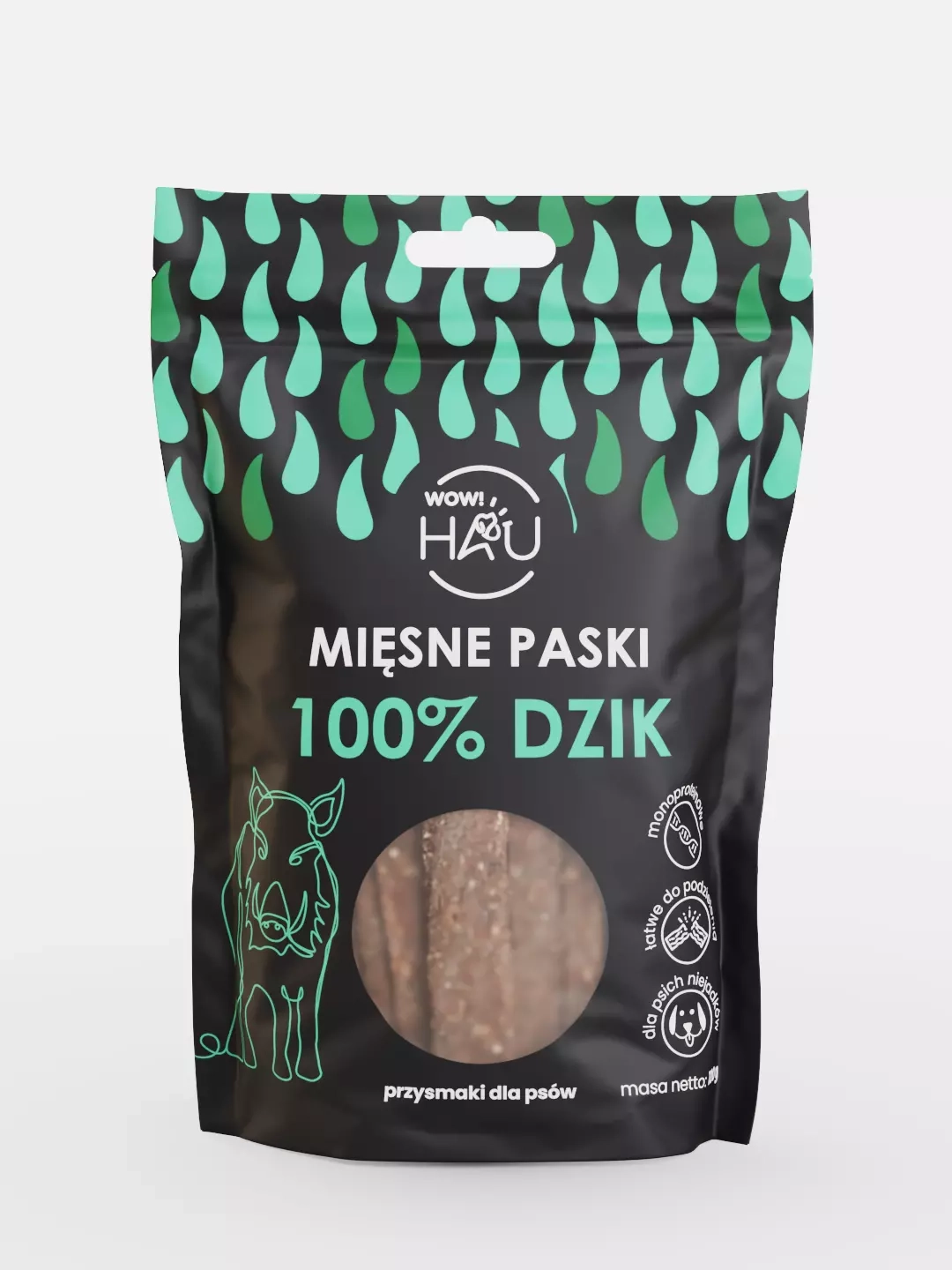 Mięsne paski 100% DZIK