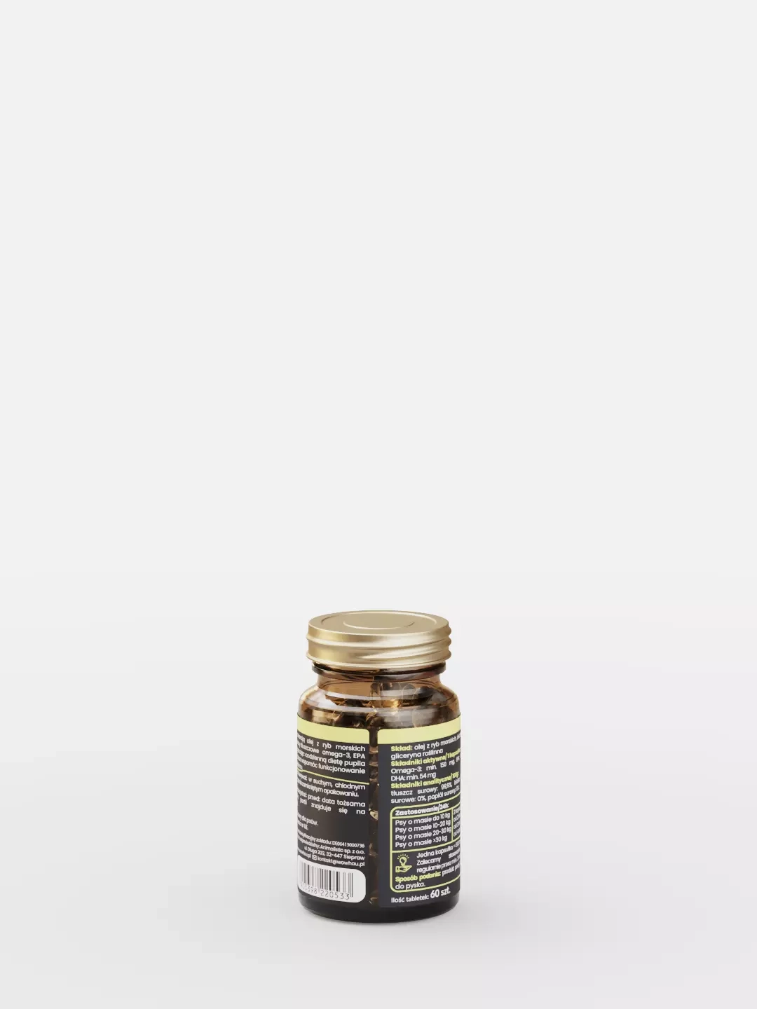 Olej omega-3 KAPSUŁKI - suplement dla psa