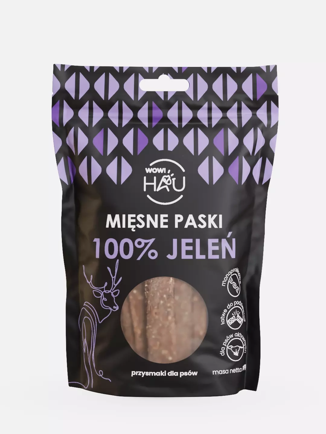 Mięsne paski 100% JELEŃ